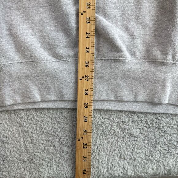 NC State Wolfpack Sweatshirt Mens XXL Grey Nike Pullover Center Swoosh Crewneck - Picture 5 of 8